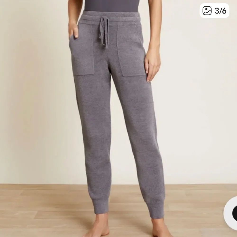 Barefoot Dreams Cozychic Ultralite Jogger Pants Glacier Gray